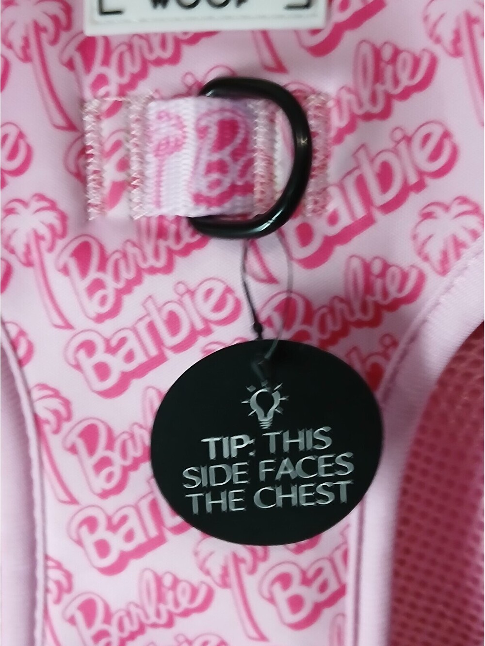 NWT Barbie x Sassy Woof XXL Adjustable Dog Harness Pink Pet Harness Barbiecore - Picture 5 of 7